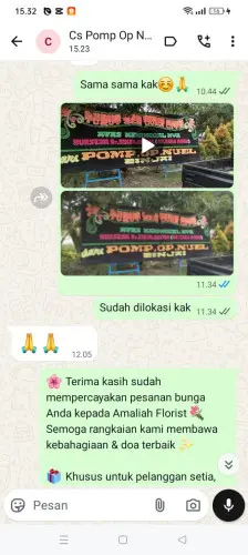 Testimonial Papan Bunga cibiru hilir