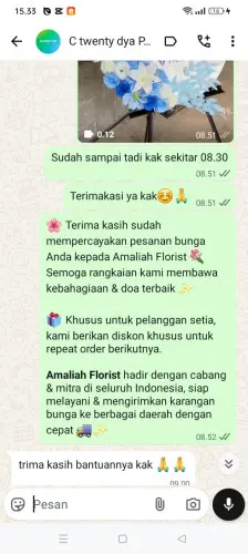 Testimonial Standing Flower cibiru hilir